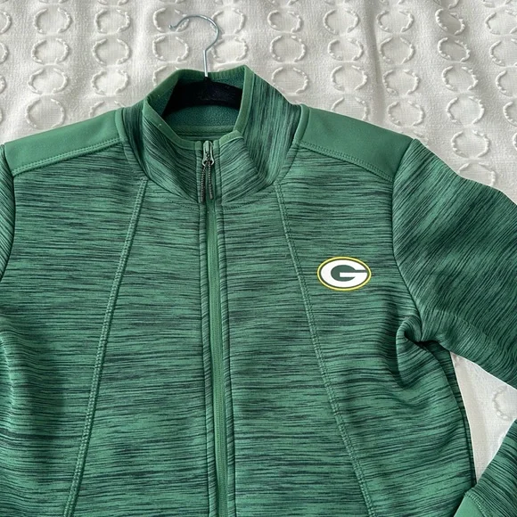 NFL Team Apparel Women’s Green Bay Packers Full-Zip Jacket Size S - Picture 4 of 15